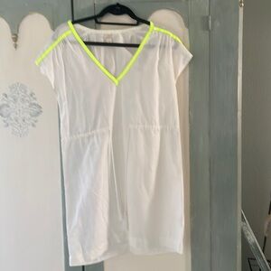 Adorable white drawstring JCREW coverup.     Size XXS